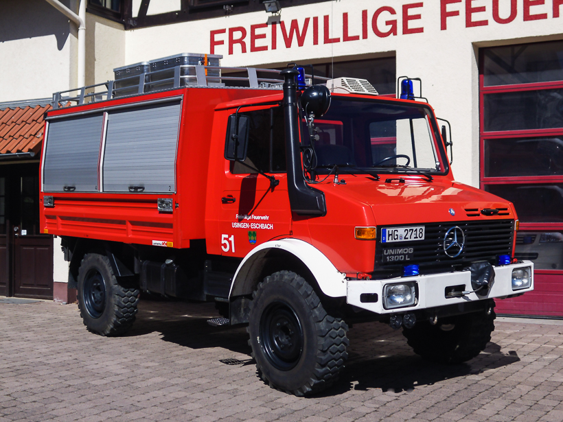 Der Rüstwagen, ein Mercedes Unimog 1300L